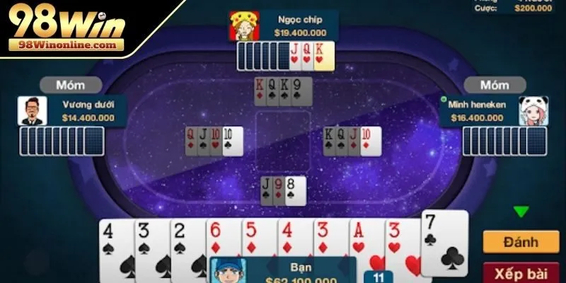 Tổng quan game bài Phỏm 98Win