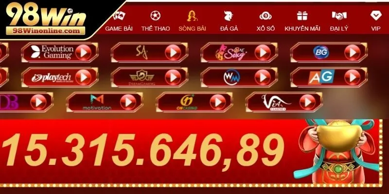 Hướng dẫn tham gia sòng bài 98WIN